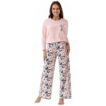 LUNA Dámské 348 růžová květiny – Zboží Dáma