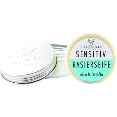 Haslinger Sensitive mýdlo na holení 60 g – Zbozi.Blesk.cz