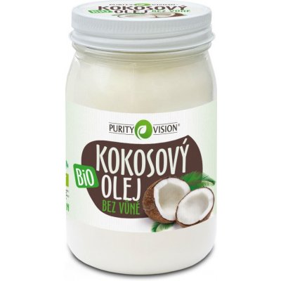 Purity Vision Kokosový olej bez vůně BIO 420 ml – Zbozi.Blesk.cz