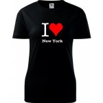 Černé dámské tričko I love New York dárek pro Čechoameričanku – Hledejceny.cz