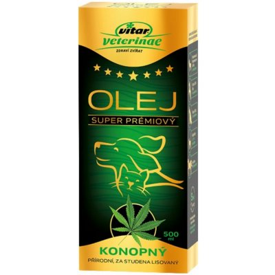 Vitar Veterinae Konopný olej 500 ml – Hledejceny.cz
