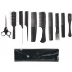 Bifull Scissors Razor and Case Black Set of 8 Combs – Zboží Mobilmania