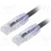 síťový kabel Panduit UTP6AX2MBL Patch, TX6A™ 10Gig,U/UTP; 6a; drát; Cu; PVC; 2m, černý