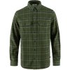 Pánská Košile Fjällräven Övik heavy flannel shirt deep forest-laurel green