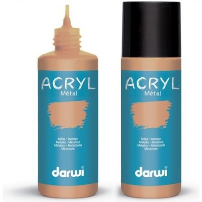 Darwi Acryl Opak akrylová barva 80 ml metalická bronzová – Zboží Mobilmania