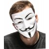 Karnevalový kostým 042027 DR Maska Anonymous Vendeta Bílá
