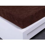 Xpose Froté prostěradlo Exclusive tmavě hnědé 140x200 – Zboží Dáma