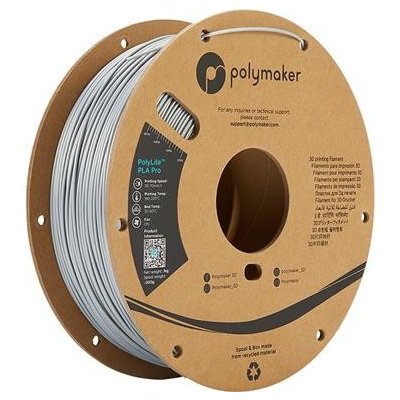 Polymaker PolyLite PLA PRO Silver 1,75mm 1kg – Zboží Živě