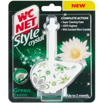 WC Net Style Crystal Green Exotic WC závěs 36,5 g