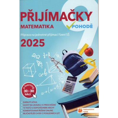 Přijímačky 9 Matematika + E-learning 2025 – Zboží Mobilmania