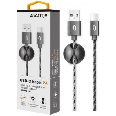 Aligator Datový kabel PREMIUM 2A, USB-C (DATKP07) – Zboží Mobilmania