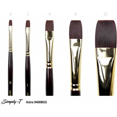 Štětec Simply-T Astra Short - Bright Velikost štětce: 4 – Zboží Dáma