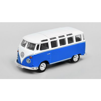 Maisto Volkswagen T1 Samba:modrá bílá 1:43