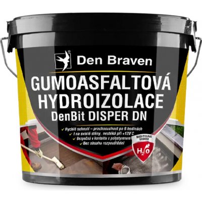 Den Braven DenBit Disper DN gumoasfaltová hydroizolace, 10 kg – Hledejceny.cz