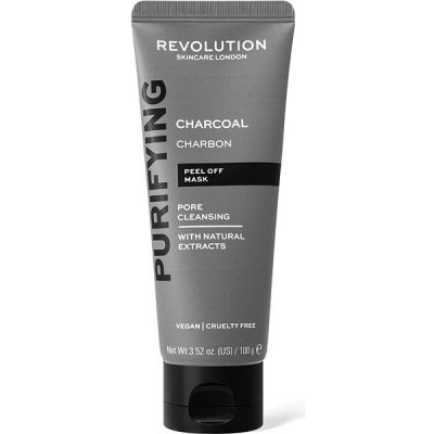 Revolution Skincare Pore Cleansing Charcoal Peel Off maska na obličej 100 g – Hledejceny.cz