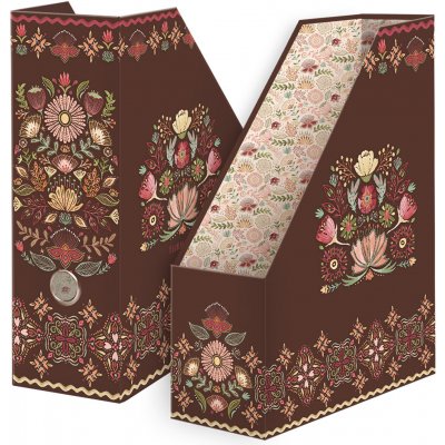 ARGUS Archivační box na dokumenty A4 Floral scape 17260389 – Sleviste.cz