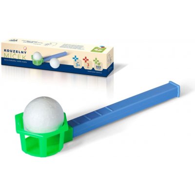 MAGIC BALL modrý kouzelný míček foukací hlavolam v krabičce – Zboží Dáma