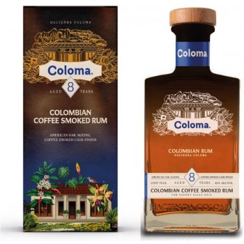 Coloma 8yo Coffee Smoked 42% 0,7 l (karton)