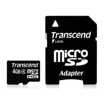 Transcend microSDHC 4 GB Class 4 TS4GUSDHC4