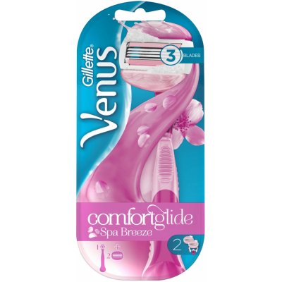 Gillette Venus ComfortGlide Spa Breeze + 2 ks hlavic – Hledejceny.cz