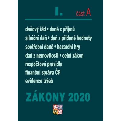 ZÁKONY I část B 2020 – Účetní zákony – Úplná znění po novelách k 1. 1. 2020