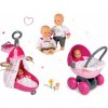 Výbavička pro panenky Smoby Prebaľovací vozík pre bábiku Baby Nurse s postieľkou+bábika+kočík Baby Nurse hlboký 220316-2