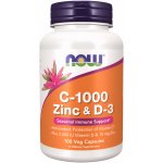 Now Foods C-1000 Zinc D-3 100 veg kapslí – Hledejceny.cz
