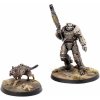 Příslušenství ke společenským hrám Modiphius Fallout: Wasteland Warfare X-01 Survivor & Dogmeat EN