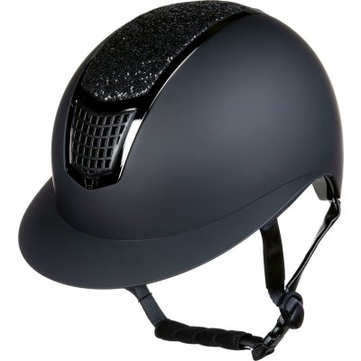 HKM Helma jezdecká Glamour Shield černá – Zboží Dáma