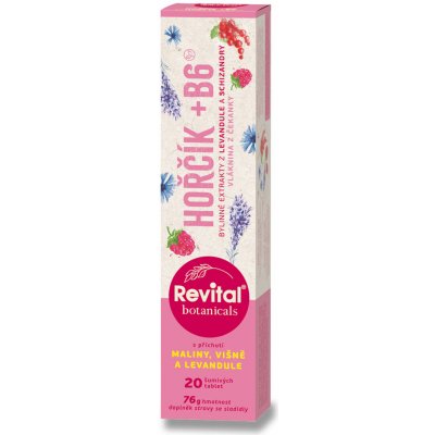 Revital Botanicals Magnesium šumivé tablety 20 tablet – Hledejceny.cz