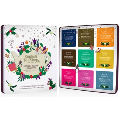 English Tea Shop čajová vánoční prémiová kolekce bílá BIO 72 ks – Zboží Mobilmania