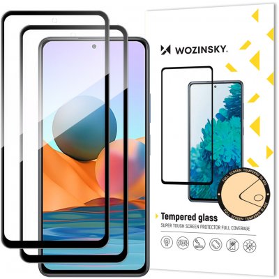 Wozinsky Full Glue 2x tvrzené sklo Xiaomi RedMi NOTE 10 PRO černé 9145576216682