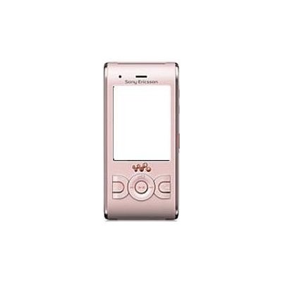Kryt Sony Ericsson W595 přední růžový – Zboží Mobilmania
