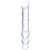 Dilda Glas Double Ended Glass Dildo with Anal Beads