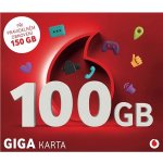 Vodafone GIGA Karta 100GB (e-sim) SK48A197 – Zboží Živě
