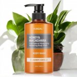 Kundal Honey & Macadamia Body Wash Amber Vanilla sprchový gel 500 ml – Hledejceny.cz