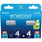 Panasonic Eneloop AA 2000mAh 4ks, AAA 800mAh 4ks BK-KJMCDE44E – Zbozi.Blesk.cz