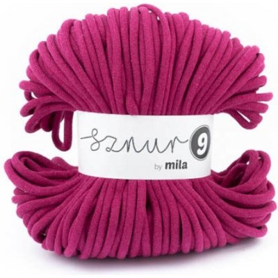Bavlněná šňůra MILA 9mm/50m/Amarant – Zboží Mobilmania