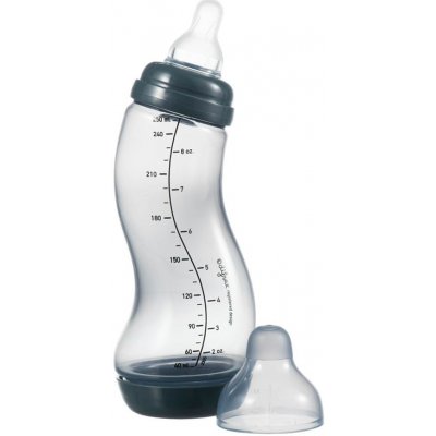 Difrax kojenecká S lahvička antikolik modrošedá 250ml – Zboží Mobilmania