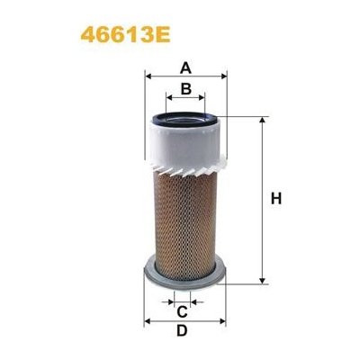 Vzduchový filtr WIX FILTERS 46613E – Hledejceny.cz
