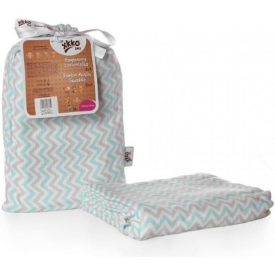 XKKO KIKKO Bambusová zavinovačka BMB Scandinavian Mint Chevron – Hledejceny.cz