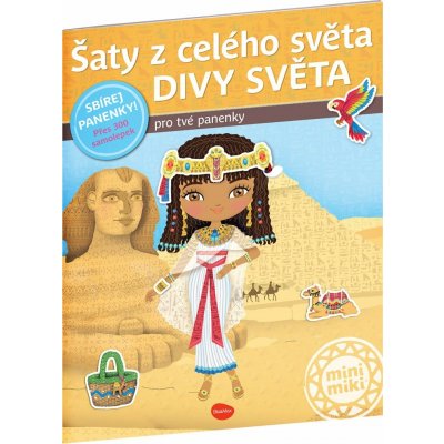 Šaty z celého světa divy světa kniha samolepek – Hledejceny.cz