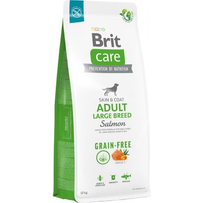 Brit Care Grain Free Adult Large Breed Salmon 2 x 12 kg – Hledejceny.cz