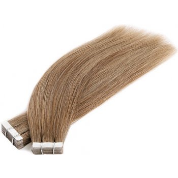 Vlasové PU pásky Tape in na prodlužování vlasů 30cm 10A popelavá blond