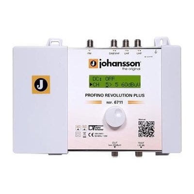 Johansson Anténní programovatelný zesilovač Profino Revolution 6711, 60 db, 15x filtr – Zboží Mobilmania