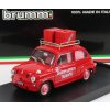 Sběratelský model Brumm Fiat 600d Sadomasosex Taranto 1960 La Mazurka Del Barone Della Santa E Del Fico Fiorone 1975 Red 1:43