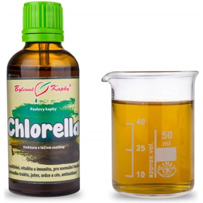 Bylinné kapky Chlorela řasa tinktura 50 ml – Hledejceny.cz