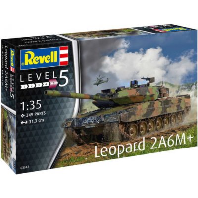 Revell ModelKit tank 03342 Leopard 2 A6M+ 1:35