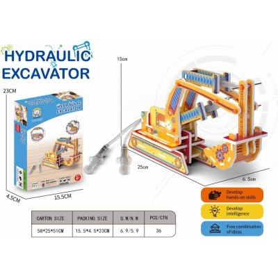 Wiky Stavebnice bagr hydraulický 25 cm – Hledejceny.cz