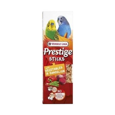 Versele-Laga Prestige Sticks tyčinky zelenina & pampeliška pro andulky 60g – Zboží Mobilmania